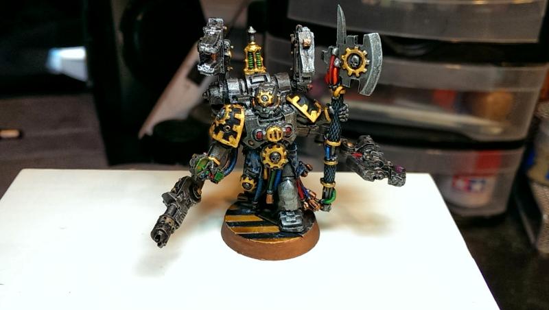 Warhammer 40K: Spallaccio Chaos Space Marine Iron Warriors - Metallico OOP